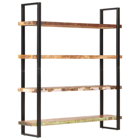 Rustika Rowe -  4-Tier Bookcase 160x40x180 cm Solid Reclaimed Wood